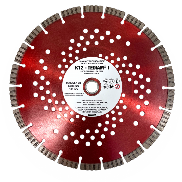 Tarcza diamentowa turbo K-12 TEDIAM